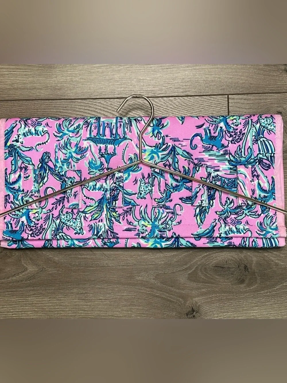 Lilly Pulitzer hanging “Out of office” organizer for jewelry or cosmetics